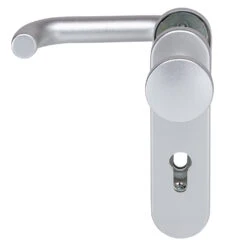 Hörmann Feuerschutz-Wechselgarnitur Typ D110 PZ, Aluminium -Türzubehör Geschäft 454691 hoermann fs wechselgarnitur d 110 antipanik knauf