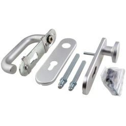 Hörmann Feuerschutz-Wechselgarnitur Typ D110 PZ, Aluminium -Türzubehör Geschäft 454691 hoermann fs wechselgarnitur d 110 antipanik lieferumfang