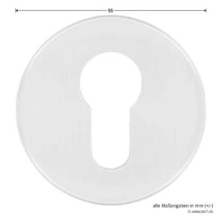 Hörmann FS Panik-Drückergarnitur D110 Rosette PZ, Alu -Türzubehör Geschäft 454735 hoermann fs panikgarnitur d110 pz rosette alu f1 gleitlager durchmesser