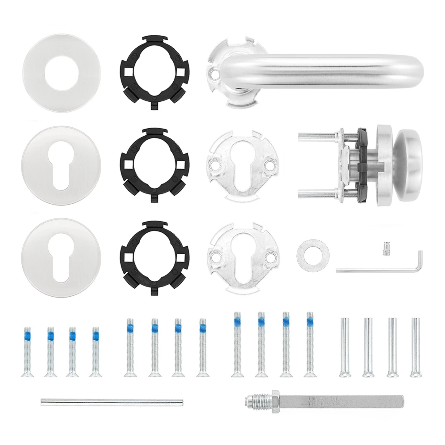 Hörmann FS Wechselgarnitur D110 Rosette PZ, Edelstahl Hörmann FS Wechselgarnitur D110 Rosette PZ, Edelstahl -Türzubehör Geschäft 454742 hoermann fs wechselgarnitur d110 pz rosette edelstahl gleitlager lieferumfang