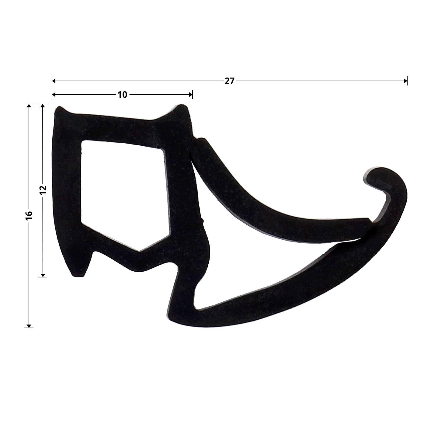 Hörmann Zargendichtung P103, 7500 mm Hörmann Zargendichtung P103, 7500 Mm -Türzubehör Geschäft 479303 hoermann zargendichtung p103 7500 mm masse