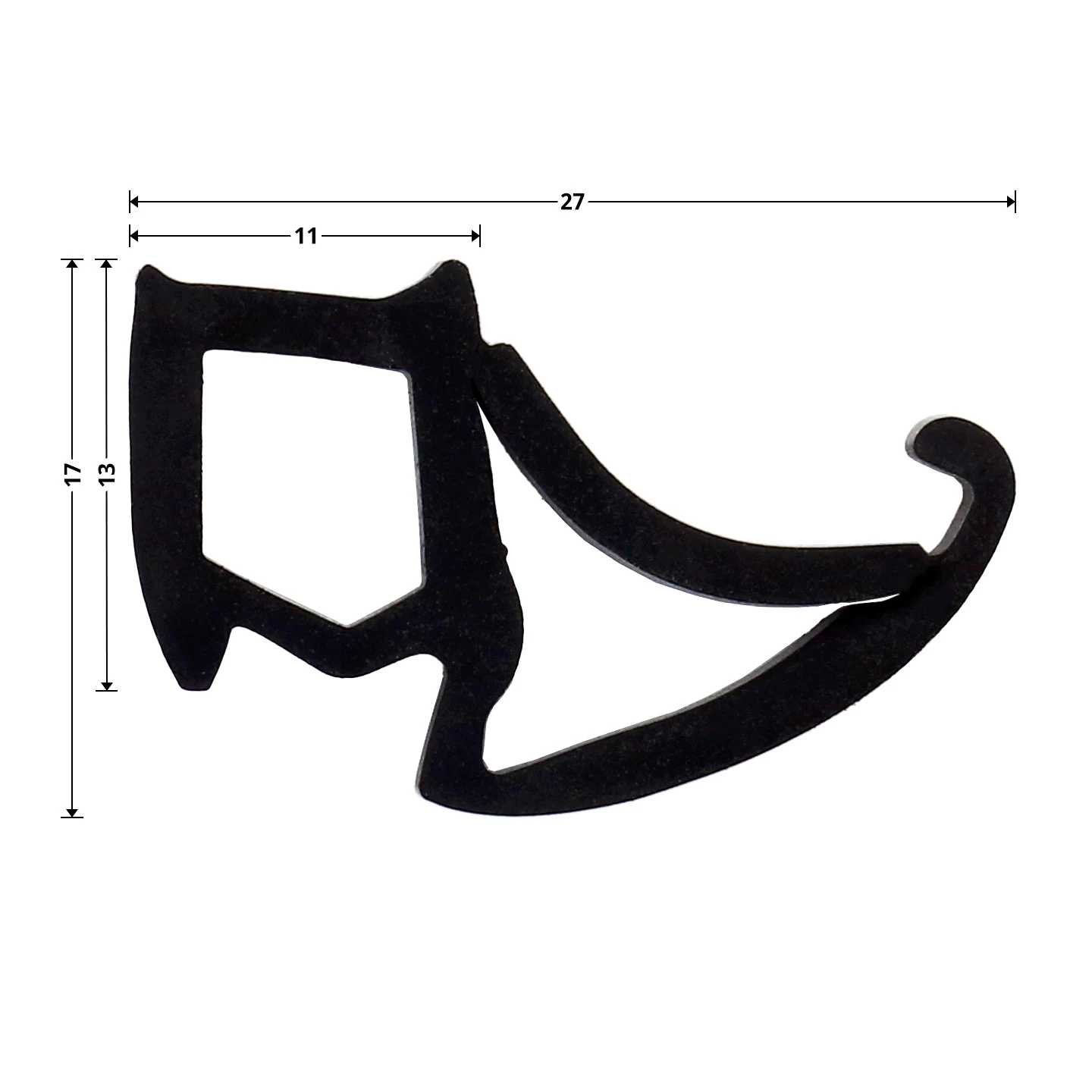 Hörmann Zargendichtung mit Dichtungskeilen P111, 5500 mm Hörmann Zargendichtung Mit Dichtungskeilen P111, 5500 Mm -Türzubehör Geschäft 479304 hoermann zargendichtung mit dichtungskeilen p111 5500 mm masse