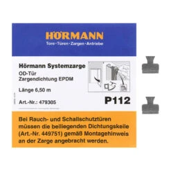 Hörmann Zargendichtung Mit Dichtungskeilen P112, 6500 Mm 6 Hörmann Zargendichtung Mit Dichtungskeilen P112, 6500 Mm -Türzubehör Geschäft 479305 hoermann zargendichtung mit dichtungskeilen p112 6500 mm zubehoer