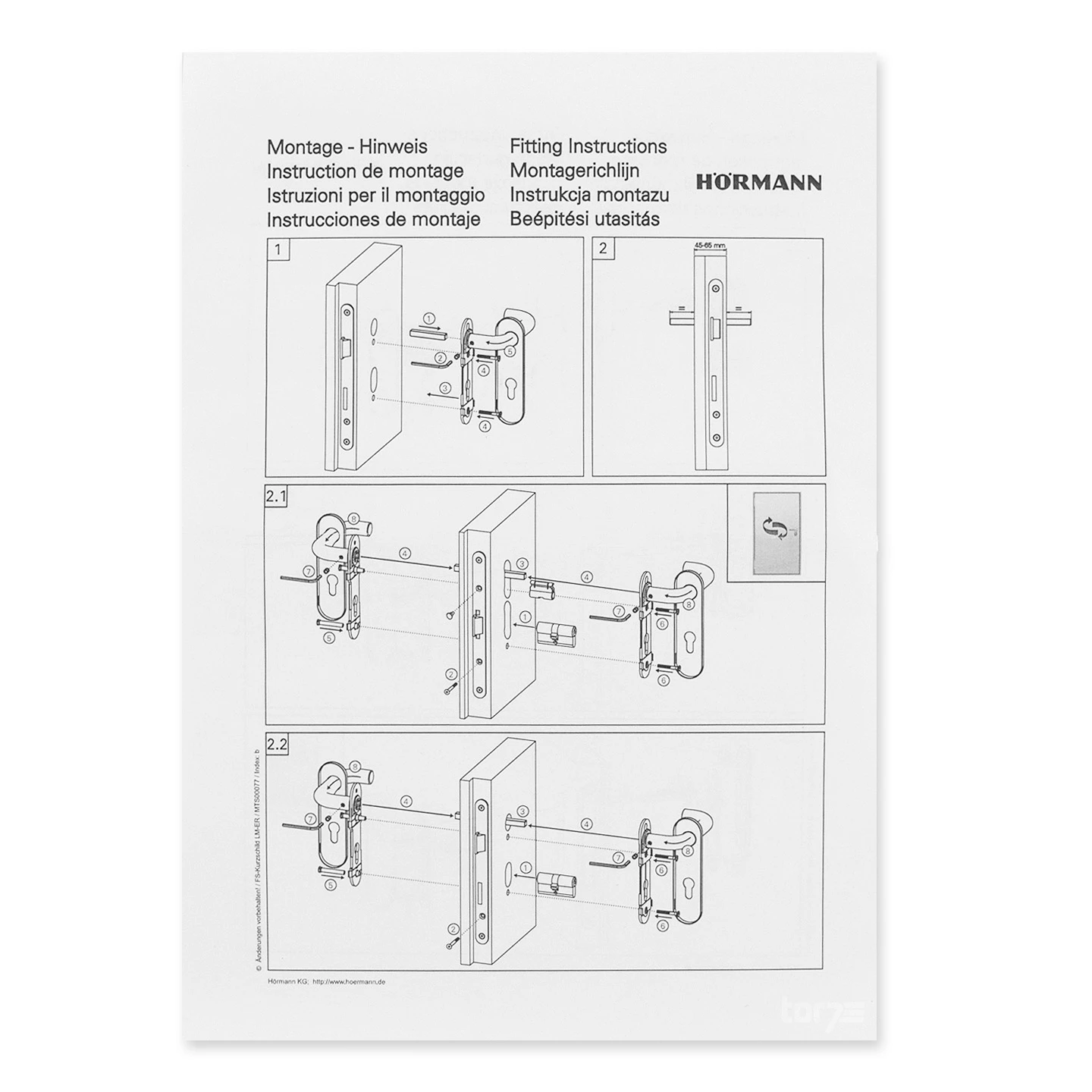 Hörmann FS Wechselgarnitur D210 Kurzschild PZ, Edelstahl Hörmann FS Wechselgarnitur D210 Kurzschild PZ, Edelstahl -Türzubehör Geschäft 545723 hoermann fs wechselgarnitur d210 pz kurzschild edelstahl gleitlager anleitung