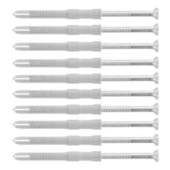 Hörmann Dübelpaket D54, OD-Stahltüren, T30 Brandschutztüren -Türzubehör Geschäft 548784 hoermann duebelpaket d54 10x100 mit senkkopfschraube torx mauerwerk beton 10 stueck lieferumfang