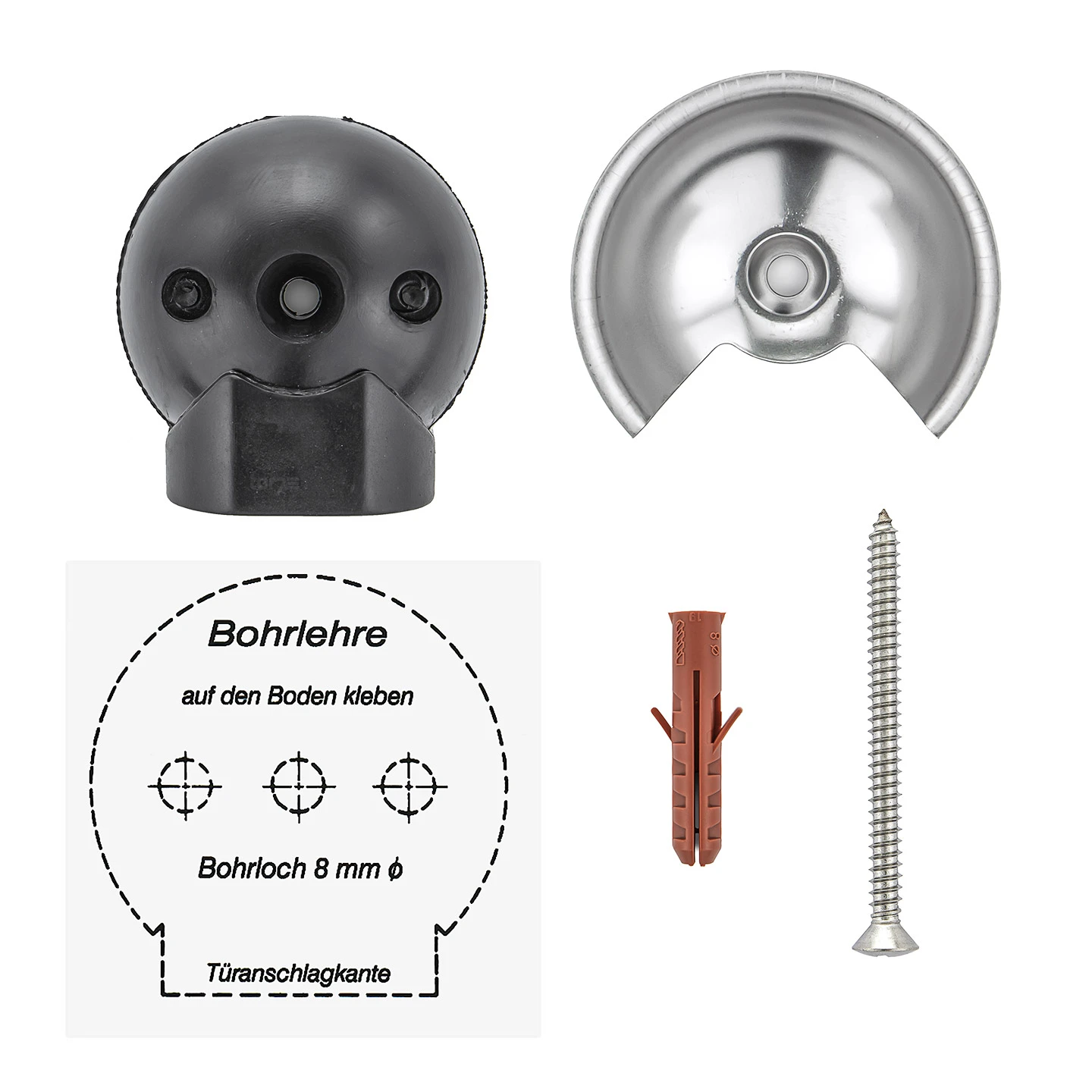 Hörmann Türstopper BS65, Edelstahl Hörmann Türstopper BS65, Edelstahl -Türzubehör Geschäft 549066 hoermann tuerstopper bs65 edelstahl lieferumfang