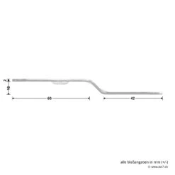 Hörmann Dübellaschen S61 -Türzubehör Geschäft 549521 hoermann duebellaschen lasche seite masse