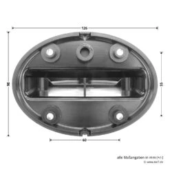 Hörmann Wandhalterung Für Drehspiegel-Signalleuchte -Türzubehör Geschäft 637182 hoermann winkelmontage fuer drehspiegel signalleuchte masse rueckseite