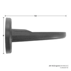 Hörmann Wandhalterung Für Drehspiegel-Signalleuchte -Türzubehör Geschäft 637182 hoermann winkelmontage fuer drehspiegel signalleuchte masse seite