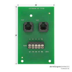 Hörmann Adapterplatine SKS Für STA 400 -Türzubehör Geschäft 637664 hoermann adapterplatine sks fuer sta400 bemassung2