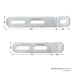 Hörmann Drehmomentstütze 1 Für Industrietorantriebe WA 400 Und ITO 400 -Türzubehör Geschäft 638075 hoermann drehmomentstuetze 1 fuer industrietorantriebe wa 400 und ito 400 masse