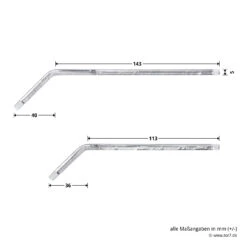 Hörmann Drehmomentstütze 1 Für Industrietorantriebe WA 400 Und ITO 400 -Türzubehör Geschäft 638075 hoermann drehmomentstuetze 1 fuer industrietorantriebe wa 400 und ito 400 masse seite