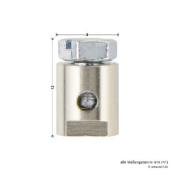 Hörmann Zubehörbeutel 2, SE2 -Türzubehör Geschäft 638921 hoermann zubehoerbeutel 2 se2 spannschraube masse