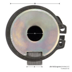 Hörmann Steckwelle Für STA 400 Schiebetorantrieb -Türzubehör Geschäft 638939 hoermann steckwelle fuer sta 400 schiebetorantrieb bemassung bolzen 2