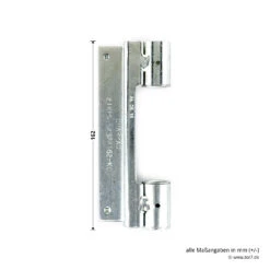 Hörmann Rahmenteil KO Verzinkt, Nicht Verstellbar, H8-5/MZ 6 Hörmann Rahmenteil KO Verzinkt, Nicht Verstellbar, H8-5/MZ -Türzubehör Geschäft 690404 hoermann rahmenteil ko verzinkt nicht verstellbar fuer h8 5 mz hoehe