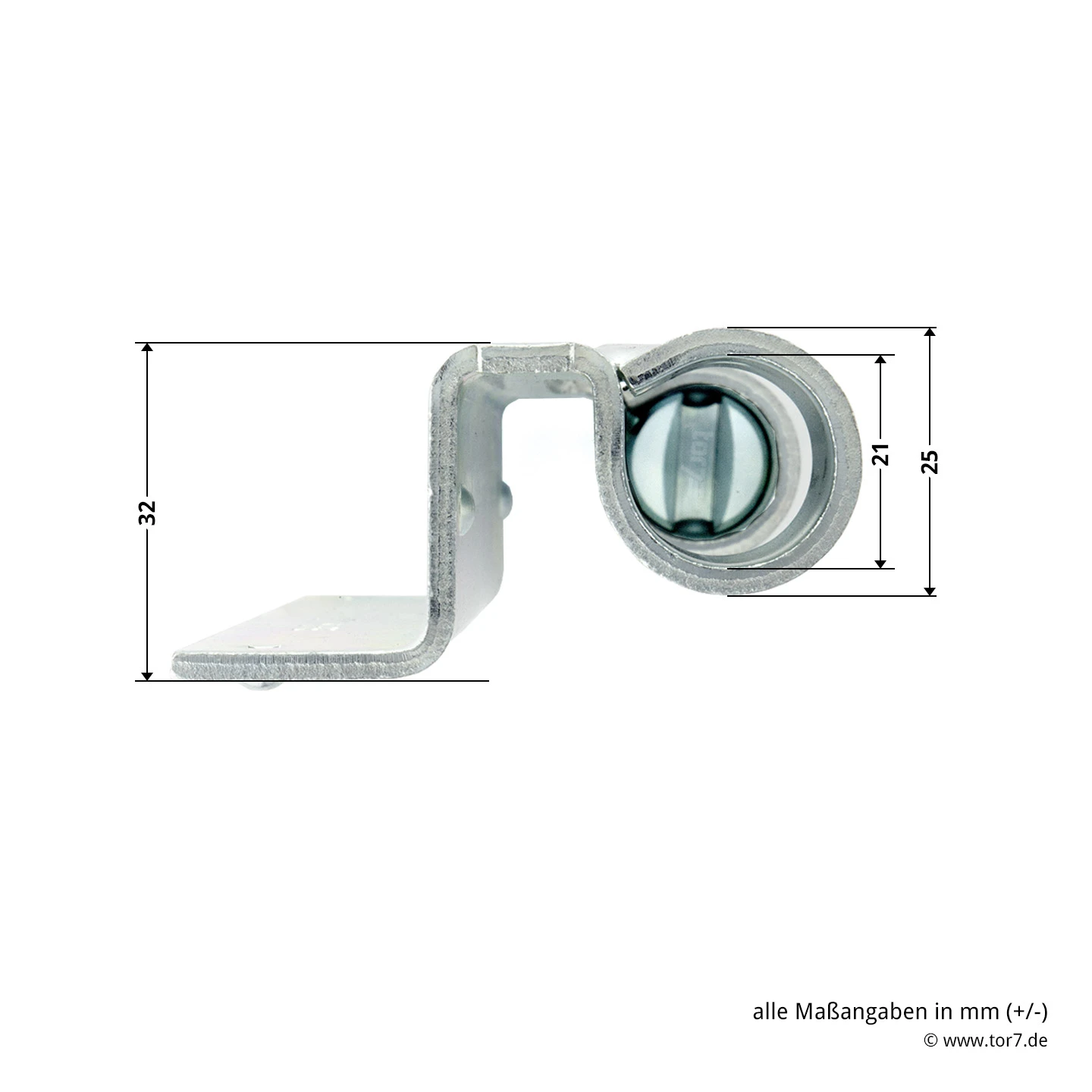 Hörmann Rahmenteil KO verzinkt, nicht verstellbar, H8-5/MZ Hörmann Rahmenteil KO Verzinkt, Nicht Verstellbar, H8-5/MZ -Türzubehör Geschäft 690404 hoermann rahmenteil ko verzinkt nicht verstellbar fuer h8 5 mz masse durchmesser