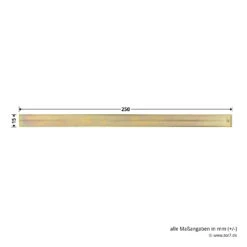 Hörmann Türkantriegel 20 X 250 Mm Gelb Verzinkt, ZK/MZ -Türzubehör Geschäft 690946 hoermann tuerkantriegel 20 x 250 mm gelb verzinkt zk mz masse 1