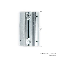 Hörmann Flügelteil FE Verzinkt, Verstellbar, H8-5/MZ/Quadro -Türzubehör Geschäft 691050 hoermann fluegelteil fe verzinkt verstellbar h8 5 mz quadro hoehe