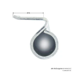 Hörmann Flügelteil FE Verzinkt, Verstellbar, H8-5/MZ/Quadro -Türzubehör Geschäft 691050 hoermann fluegelteil fe verzinkt verstellbar h8 5 mz quadro masse