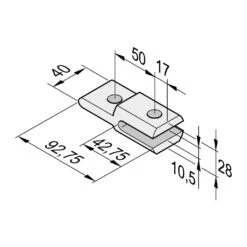 SOMMER Set Torpfostenbeschlag 92/235 Twist XL 4 SOMMER Set Torpfostenbeschlag 92/235 Twist XL -Türzubehör Geschäft 7613v000 sommer set pfostenbeschlag 92 235 twist xl torpfosten anbindung