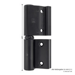 Hörmann Aluminium-Druckgussband DIN Links, Zwischenliegend -Türzubehör Geschäft 772323 hoermann aluminium druckgussband din links zwischenliegend hoehe