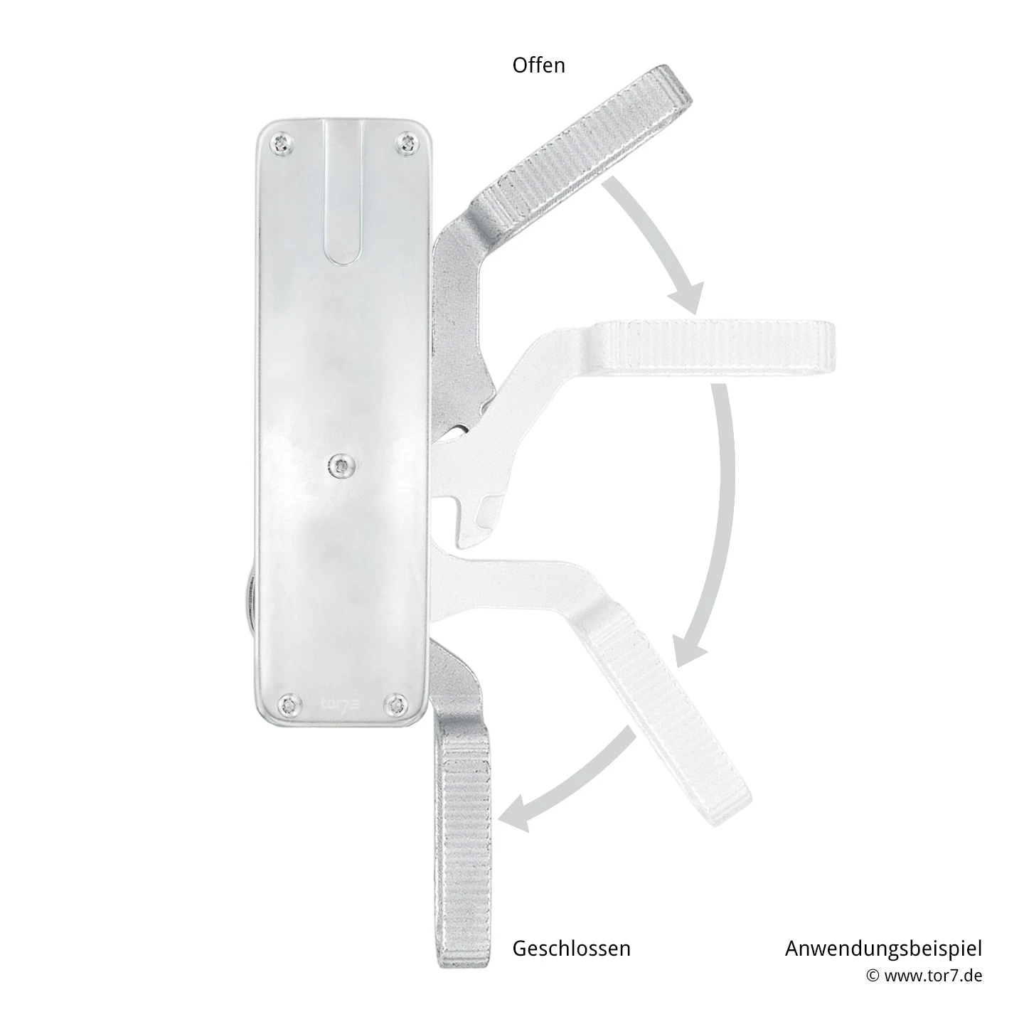 Hörmann Tortreibriegel Basküle rechts Hörmann Tortreibriegel Basküle Rechts -Türzubehör Geschäft 797928 hoermann tortreibriegel baskuele rechts anwendungsbeispiel