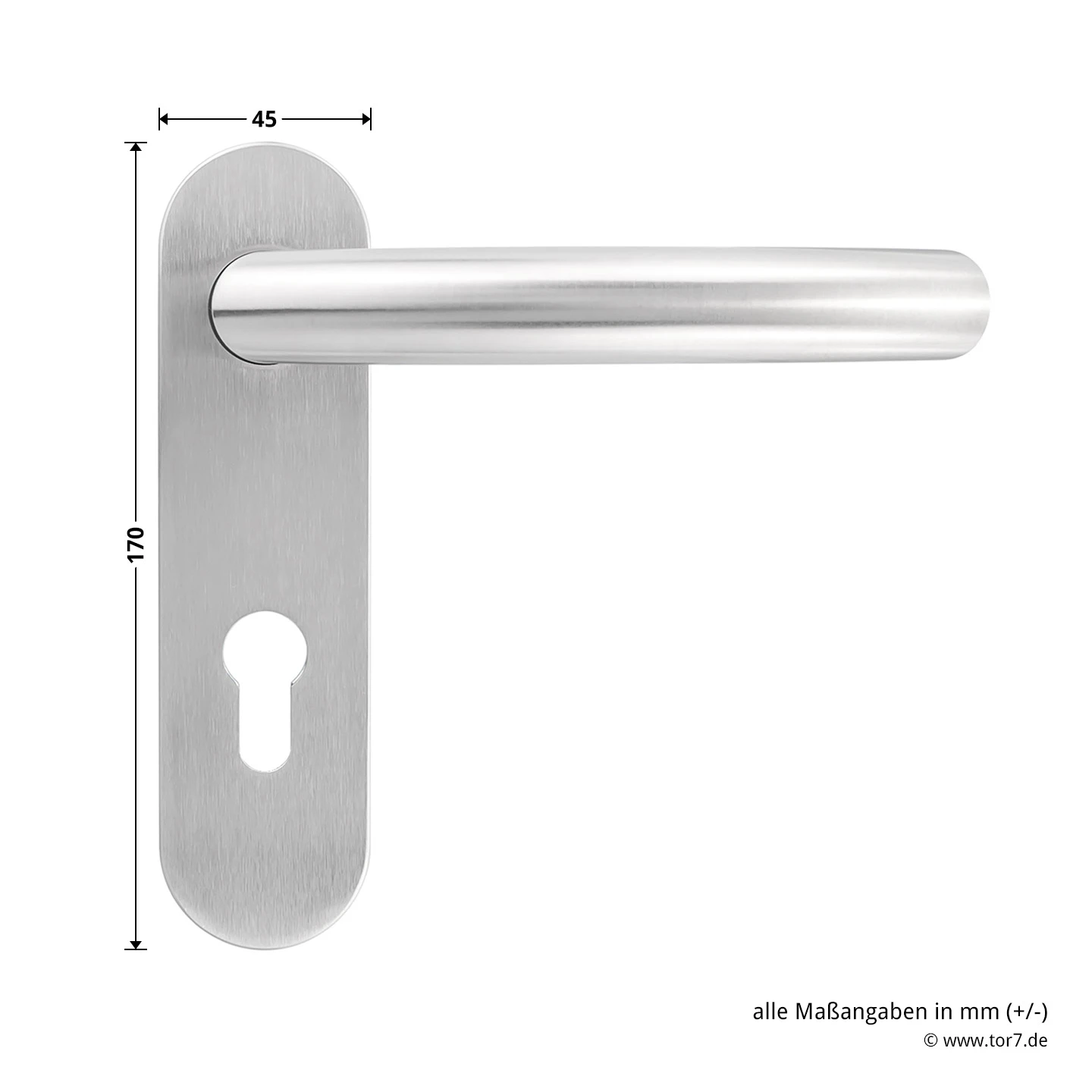 Steinau FS ES1-K Sicherheitsbeschlag, Typ D 510, Edelstahl matt Steinau FS ES1-K Sicherheitsbeschlag, Typ D 510, Edelstahl Matt -Türzubehör Geschäft ste810113 steinau fs es1 k sicherheitsbeschlag typ d 510 edelstahl matt masse griff