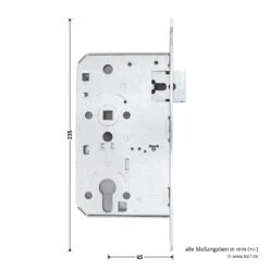 Teckentrup Einsteck-Panikschloss 1013 E Mit Verbundfalle, Stulp Verzinkt -Türzubehör Geschäft tec104673 teckentrup einsteck panikschloss 1013 e mit verbundfalle stulp verzinkt din l masse