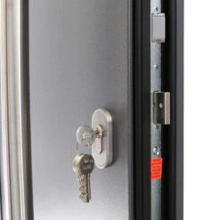 Hörmann ThermoPlus Haustür THP 750 Titan Metallic CH703 DIN RECHTS -Türzubehör Geschäft thp750rech703 hoermann thermopro haustuer din rechts titan metallic 06